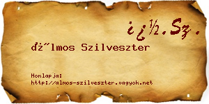 Álmos Szilveszter névjegykártya